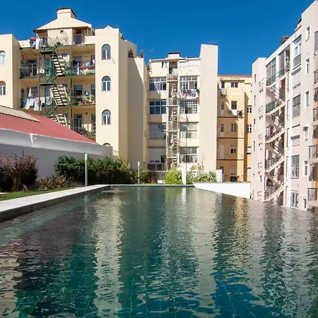 아파트 Bright 1 Bdr W/ Pool View By Lovelystay *