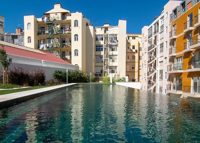 Apartmán Bright 1 Bdr W/ Pool View By Lovelystay *