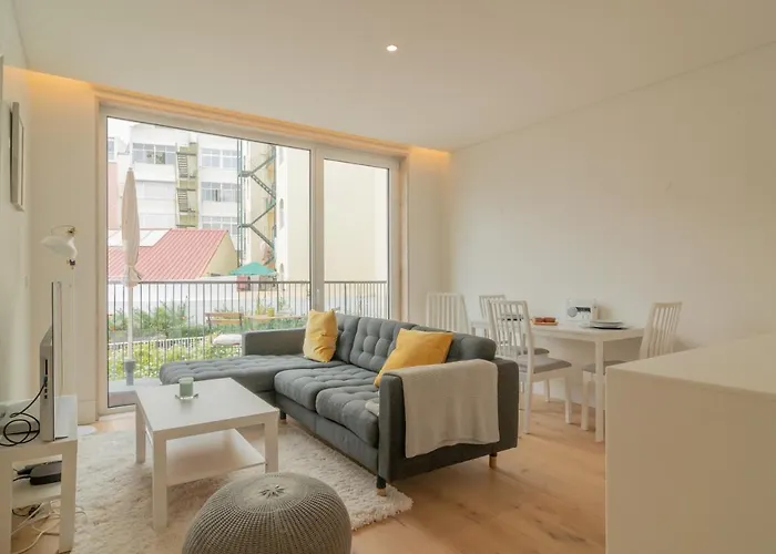 Apartmán Bright 1 Bdr W/ Pool View By Lovelystay Lisboa