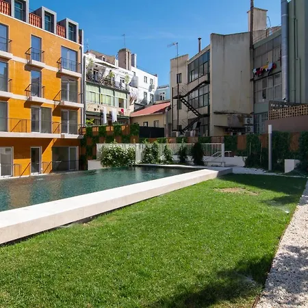 Apartman Bright 1 Bdr W/ Pool View By Lovelystay Lisboa